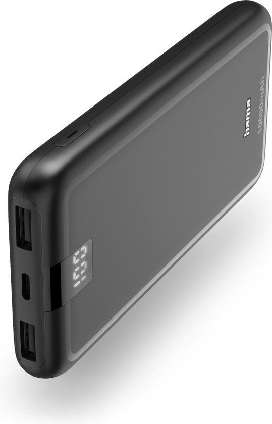 Hama Power Pack "Performance 10" - 10000mAh - Antraciet