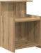 vidaXL Nachtkastje Artisan Eiken 40 x 35 x 60 cm Bewerkt hout