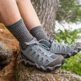 Darn Tough Hiker Micro Crew Midweight met Cushion Wandelsokken voor dames - Merino Wol - Slate - Maat 41/42