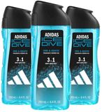 Adidas Shower Gel Ice Dive - 3 x 250 ml