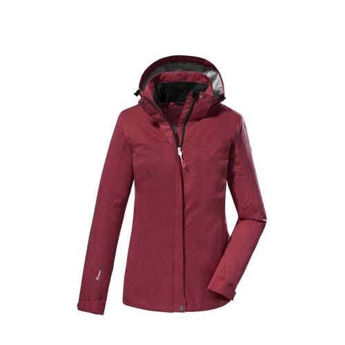 Killtec KOS 133 Outdoor Jacket - Dark Red
