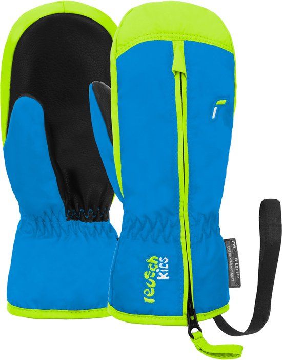 Reusch Ben Mitten Skihandschoenen Kinderen - Geel/Blauw - Maat 3