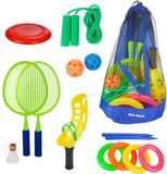Toi-Toys Buitenspeelgoed Set in Bewaartas - 15dlg.