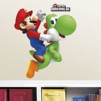 RoomMates Ninetendo - Yoshi/Marios Muursticker
