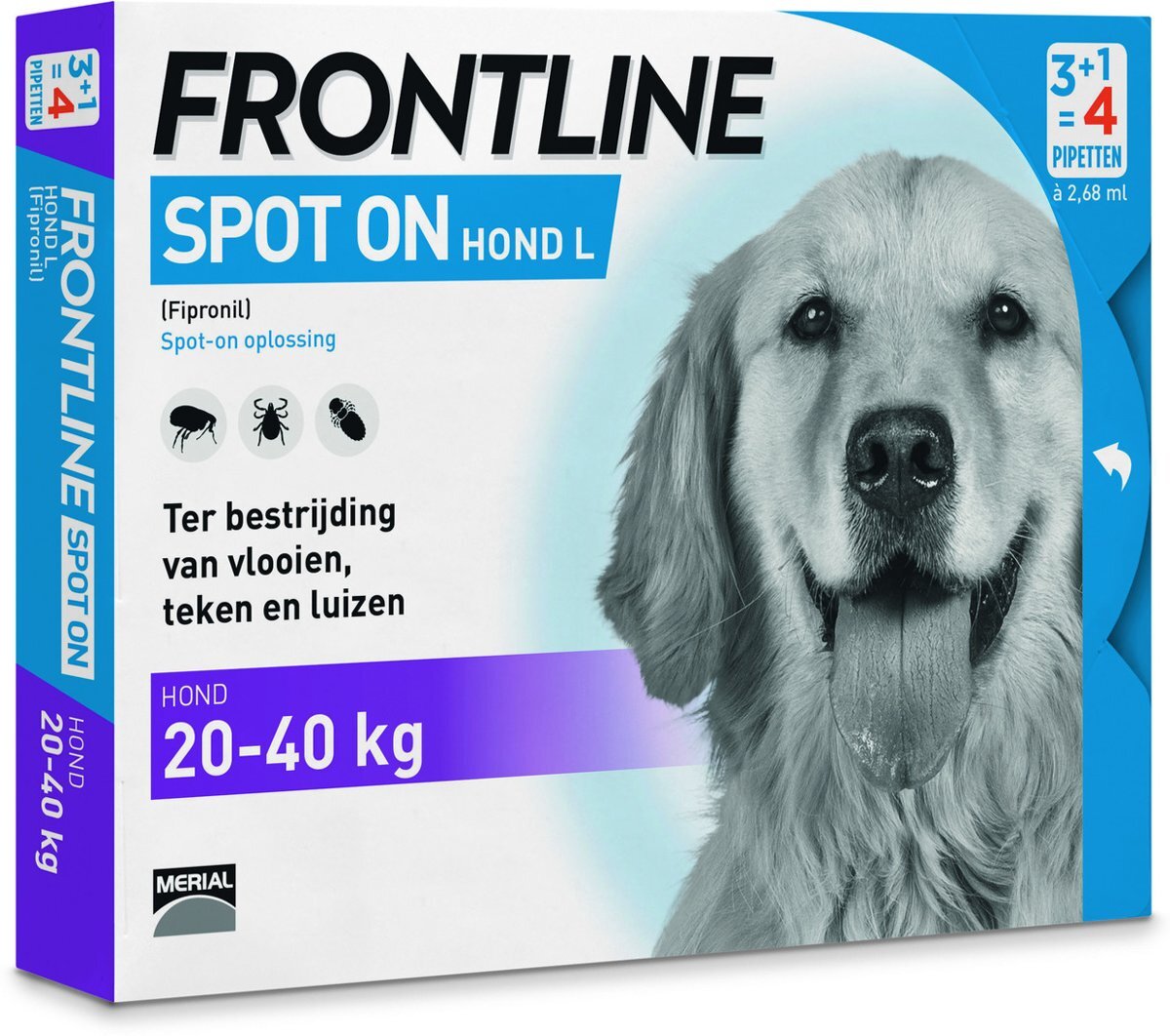 Frontline Spot-On Hond L 4st