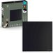 Varin® Smart Design Panneau chauffant infrarouge - 400W - 60x60cm - Verre noir - IP24 - Avec thermostat - Montage mural ou sur roulettes