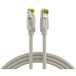 Dätwyler Patchkabel RJ45 Patchkabel Cat.6A S/FTP LSZH, TM31 grau 0,5m - 1 VPE = 10 Stück