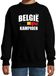 Bellatio Decorations Belgie kampioen supporter sweater zwart EK/ WK voor kinderen - EK/ WK trui / outfit 134/140