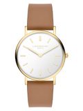 LIEBESKIND Berlin Montre à quartz ronde en acier inoxydable pour femme