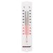 Fackelmann Tecno thermometer 21 cm van kunststof/PP, wit/meerkleurig, 22,7 x 10 x 1,3 cm