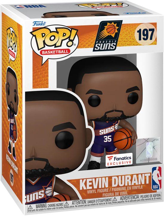 Funko Pop! NBA: Phoenix Suns - Kevin Durant #197