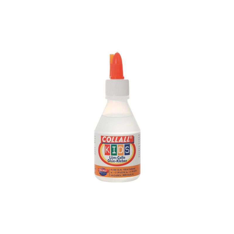 Collall Kinderlijm Fles 100 ml - Wit - Unisex