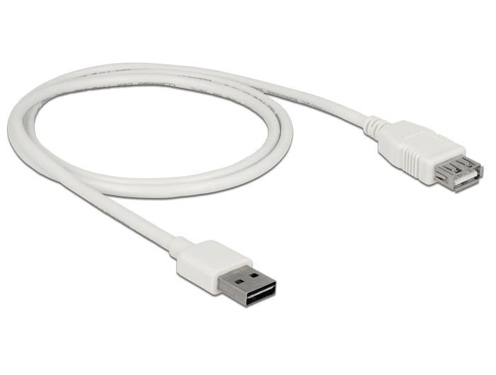 DeLOCK 85199 USB-kabel - 1 m - Wit