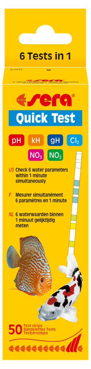 Sera Quick Testset 50 stuks - Watertest - Water test strips