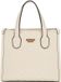 GUESS Silvana Mini Sac Seau à 2 Compartiments Beige Os