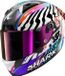 Shark Aeron Speed Fancy Carbon Helm - Integraalhelm - Maat M - Wit/oranje