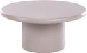 Beliani YUKON - Salontafel - Rond - Taupe - MDF - 80 cm