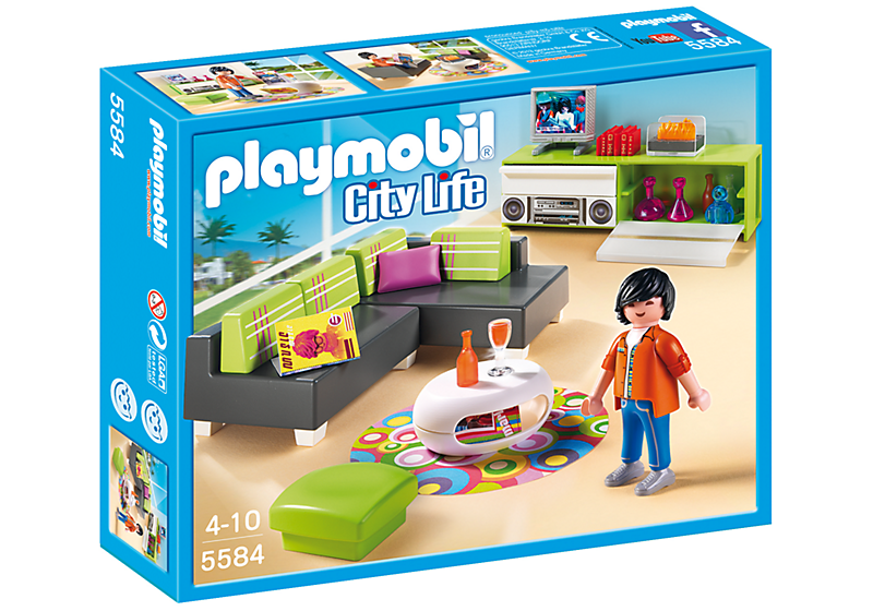 playmobil City Life Modern Living Room