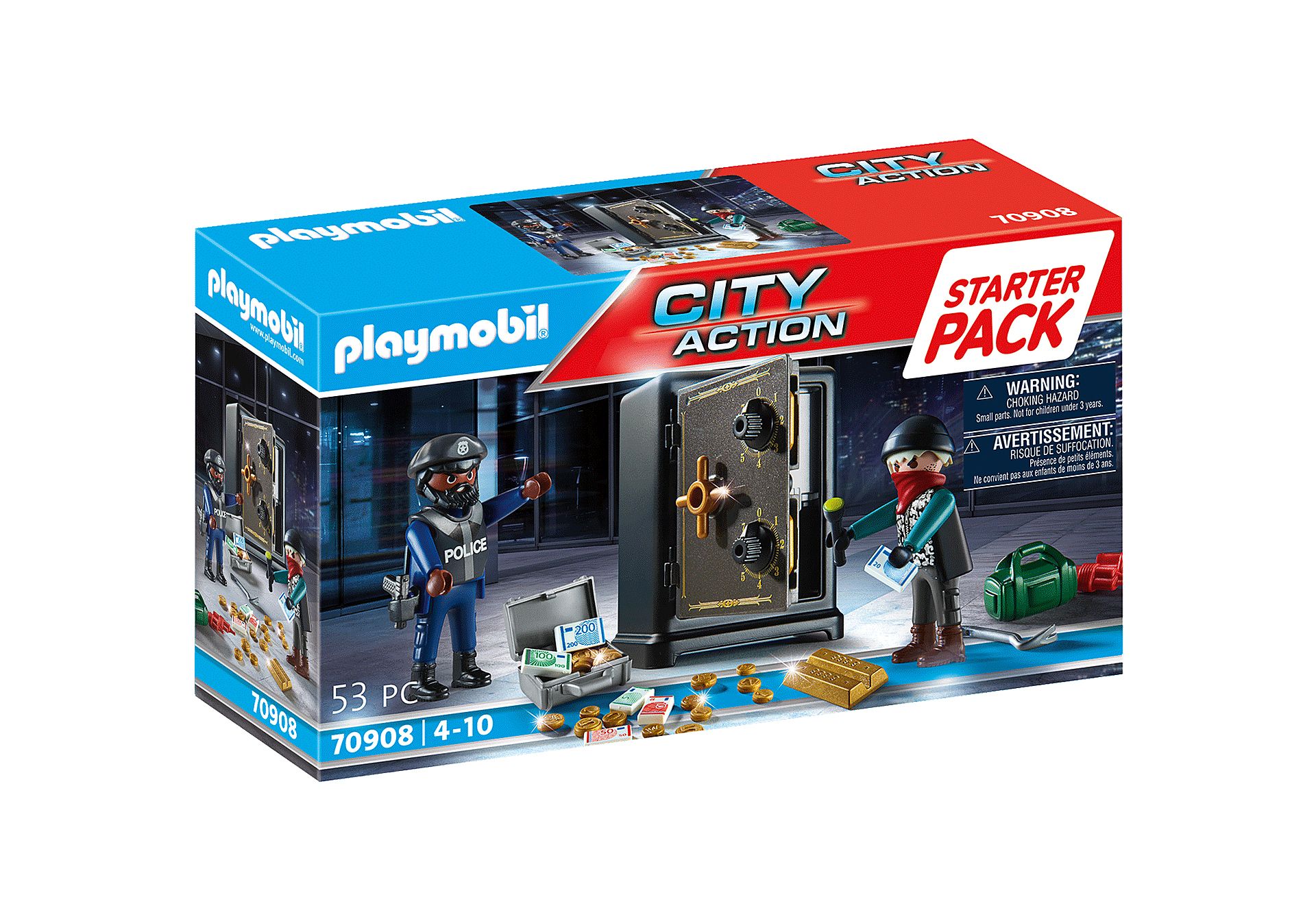 PLAYMOBIL City Action 70908 Starterpack Kluiskraker - Politie Speelset