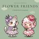 Flower Friends A Mindful Floral Coloring Book