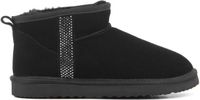 Lina Locchi Enkellaarsjes Vrouwen - Extreme glitter low - Maat 37 - Zwart