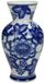 Merkloos Kersten Vaas aardewerk blue 16x9x9cm