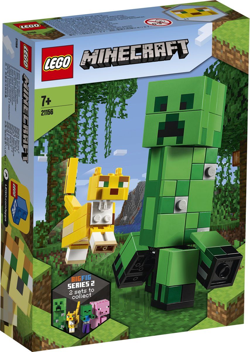 LEGO Minecraft BigFig Creeper en Ocelot - 5702016618235