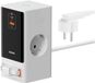 Baseus GaN 65W Fast Charge Laadstation met AC/USB-C/USB-A Wit