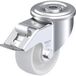 Blickle 580076 LER-PO 75R-FI Roulette pivotante avec blocage Diamètre de la roue: 75 mm Capacité de charge (max.): 150 kg 1 pc(s)