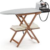 Arredamenti Italia Astir Ciliegio - Houten Strijkplank met Stoomunithouder - 135 x 45 cm - Groot Formaat