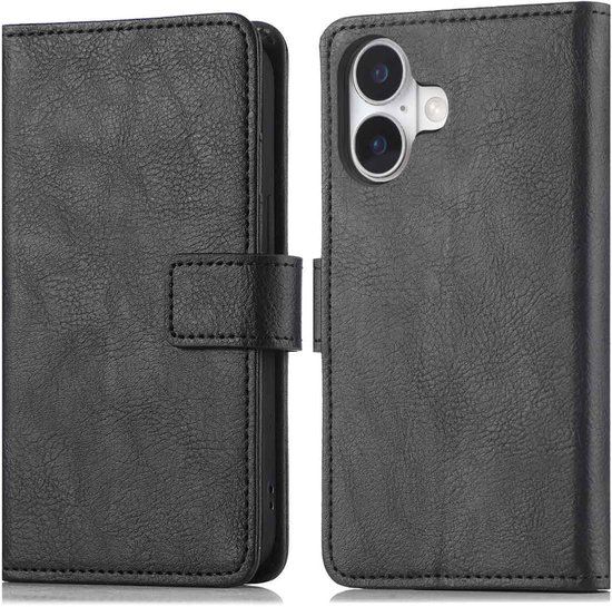 imoshion Luxe Bookcase Zwart voor Apple iPhone 17