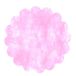 Tas Flower Poly Lab Tas met 100 decoraties tnt stoffen optiek (Ø 24 cm), Glyzinie-violet