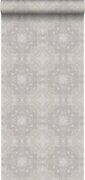 Origin Wallcoverings behang grafische vorm taupe - 346220 - 53 cm x 10,05 m