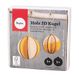 Rayher 3D-kerstballen van hout, FSC-gecertificeerd, naturel, 2 stuks, 7 + 8 cm in diameter, met koord, set van 8 stuks, houten bollen-hanger, 64521505