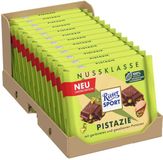 Ritter Sport Pistache - melkchocolade met geroosterde pistachestukjes - 12x 100g