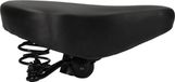 Benson Universeel Zwart Fietszadel met Vering - Unisex - 24x21x3 cm