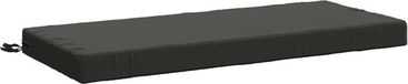 vidaXL Bankkussen SOEST 100% Polyester Antraciet 120 x 50 x 8 cm