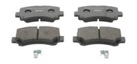 Ferodo FDB1421 Remblok set, schijfrem - (set van 4) | Compatibel met: SUZUKI WAGON R Schrägheck, WAGON R+ Schrägheck