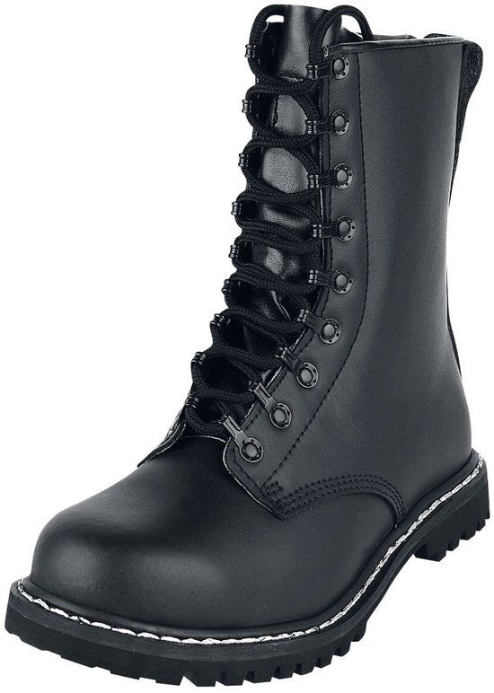 Brandit Combat Para Boots Legerkisten Zwart Leer Maat 39