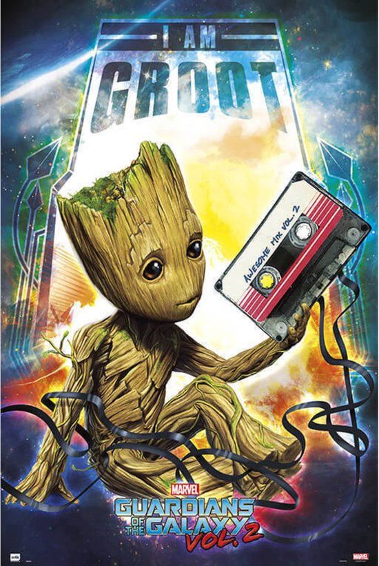 Grupo Your Decoration B.V. Guardians Of The Galaxy Groot Vol. 2 - Maxi Poster - 61 x 96.5 cm