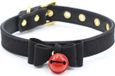 FETISH ADDICT Collar With Bow And Rattle 44 Cm Black/red
