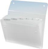 Rexel 10 x Sorteermap Ice 6-vaks transparant