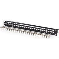 DIGITUS 19" Modulair Patch Panel, 24-poorts, geïnstalleerd