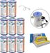 Bestway - Filtre type IV adapté pour pompe de filtration 58391 - 8 pièces & brosse de nettoyage WAYS