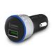 Savio SA-06/B Chargeur pour appareils mobiles Smartphone Noir allume-cigare Extérieur