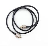 Jetfon 100 cm RG-58 coaxiale verlengkabel met 2x PL-259 (M) stekker