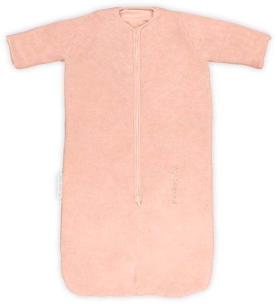 Puckababy Newborn slaapzak baby (0-6m) - Peach Teddy - TOG 2.0 - Winterslaapzak