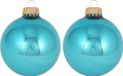 Krebs Kerstballen - 24 stuks - Turquoise Blauw - 7 cm - Glas