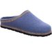 Rohde Pantoufle pour femme en feutre doux avec semelles amovibles D.Meran 6815, Taille : 38 EU, Couleur : Bleu