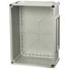Fibox Base, PC Openings, 3x size 2 flange + 1x size 3 flange 3530315 Boîtier inférieur 380 x 280 x 150 Polycarbonate Gris-blanc (RAL 7035) 1 pièce(s)